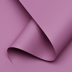 Пленка для цветов тонированная, матовая, розовый с серым, 0,5 х 10 м, 70 мкм