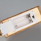 Светодиодная фигура «Дом с оленем» 12×17×4 см, дерево, от батареек АААх2, свечение тёплое белое - Фото 3