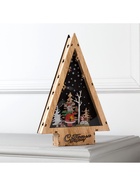 Светодиодная фигура «Новогодний олень» 19×30×4.5 см, дерево, батарейки АААх2 (не в комплекте), свечение тёплое белое - Фото 5