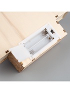 Светодиодная фигура «Новогодний олень» 19×30×4.5 см, дерево, батарейки АААх2 (не в комплекте), свечение тёплое белое - Фото 6