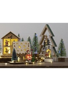 Светодиодная фигура под куполом «Дед Мороз с мешком» 6×9.5×6 см, дерево, батарейки LR1130×3 (в комплекте), свечение тёплое белое - Фото 8