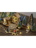 Светодиодная фигура под куполом «Дед Мороз с мешком» 6×9.5×6 см, дерево, батарейки LR1130×3 (в комплекте), свечение тёплое белое - Фото 10