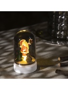 Светодиодная фигура под куполом «Дед Мороз» 6×9.5×6 см, дерево, батарейки LR1130×3 (нет в комплекте), свечение тёплое белое - Фото 4