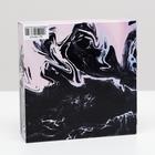 Коробка картонная с обечайкой под 9 конфет, "Диффузия", 13,7 х 13,7 х 3,5 см, целлюлоза (комплект 5 шт) - фото 21287309