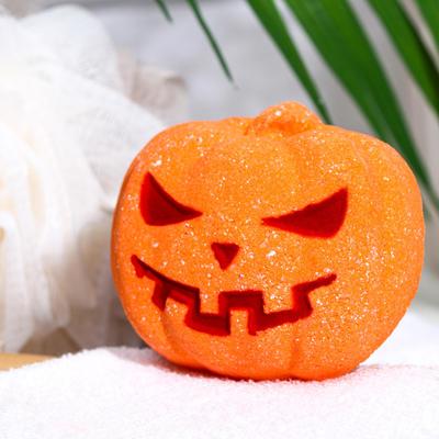 Бомбочка для ванн «Тыква», шоколад, 90 г