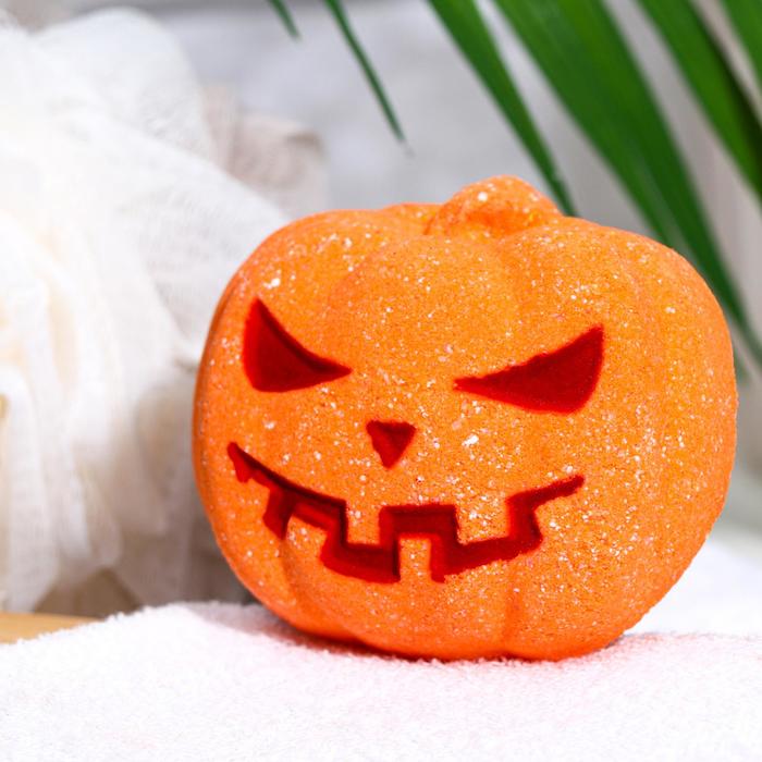 Бомбочка для ванн «Тыква», шоколад, 90 г - Фото 1