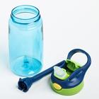 УЦЕНКА Поильник детский, мягкий носик, цвет голубо, 380 мл 7004288