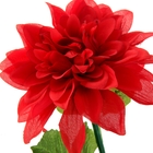 цветы искусственные георгин 72 см красный - Фото 2