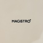 Блюдо для подачи Magistro «Пэвэти», d=20.5 см, фарфор, белое, голубое - Фото 8