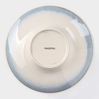Тарелка фарфоровая для пасты Magistro «Пэвэти», 430 мл, d=21 см, цвет голубой - Фото 4