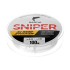 Леска монофильная Salмo Sniper Clear, диаметр, 0.2 мм, тест 3.1 кг, 100 м, прозрачная - фото 9285794