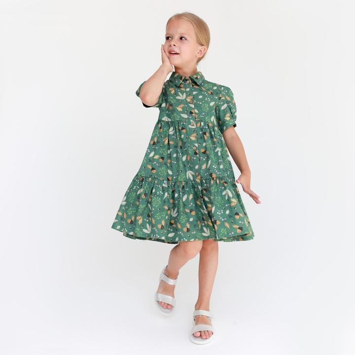 Платье детское KAFTAN "Жёлуди" р. 98-104 - Фото 1
