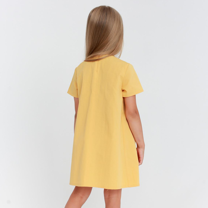 Платье детское с карманом KAFTAN, р. 30 (98-104), желтый - фото 1927711830