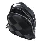 Рюкзак женский, н/замша, молния, цвет черный 220x250x85 - Фото 4