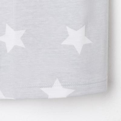 Пижама женская (рубашка, шорты) KAFTAN Star, размер 52-54