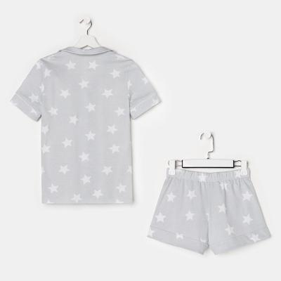 Пижама женская (рубашка, шорты) KAFTAN Star, размер 52-54