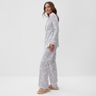 Пижама женская (рубашка и брюки) KAFTAN "Star" размер 56-58 - Фото 3