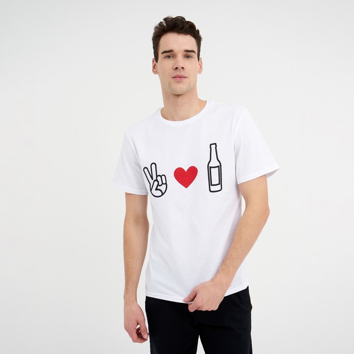 Футболка мужская KAFTAN "Love beer" р.54