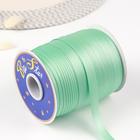 Косая бейка атласная, 15 мм × 132 м, цвет мятный F249 - Фото 1