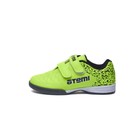 Бутсы футбольные Atemi SD150 INDOOR, синтетическая кожа, цвет салатово-чёрный, размер 28 - Фото 2