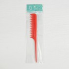 Расчёска с хвостиком, двухрядная, цвет МИКС - Фото 3