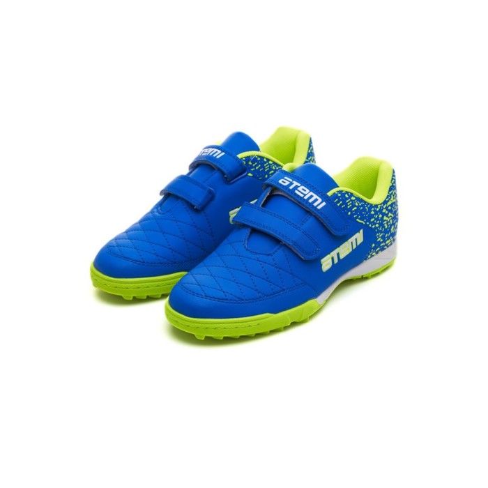 Бутсы футбольные Atemi SD150 TURF, цвет салатово-голубой, синтетическая кожа, размер 28 - Фото 1