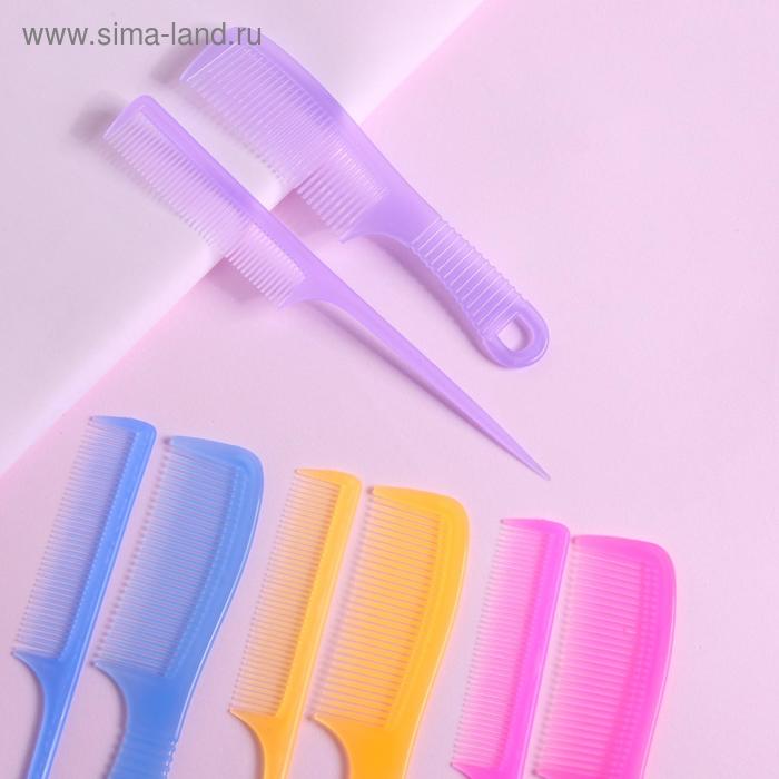 Набор расчёсок, 2 предмета, цвет МИКС - Фото 1