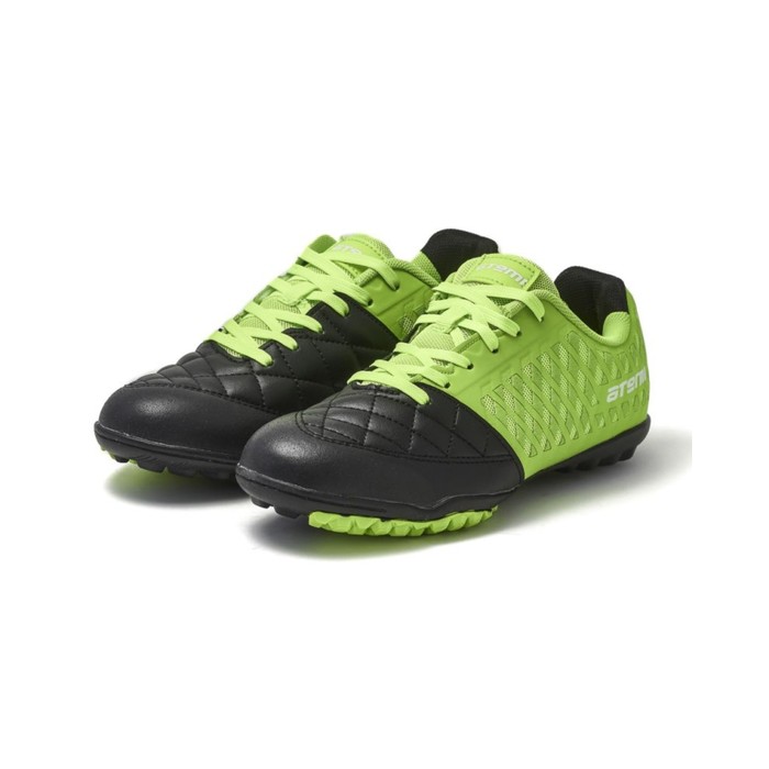 Бутсы футбольные Atemi SD700 TURF, синтетическая кожа, цвет салатово-чёрный, размер 30 - Фото 1
