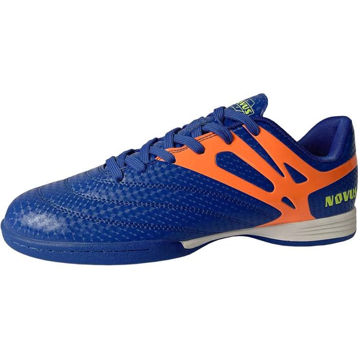 Бутсы футбольные Novus NSB-20 INDOOR, оранжево-голубой, размер 30 - Фото 1