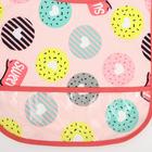 Нагрудник для кормления Крошка Я «Пончики» непромокаемый на липучке, с карманом - Фото 3