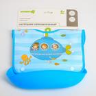 Нагрудник для кормления «Батискаф» непромокаемый на кнопке, с супер-карманом - фото 21287727