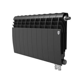 Радиатор биметаллический Royal Thermo BiLiner/Noir Sable VDR, 350x87 мм, 10 секц, нижн прав