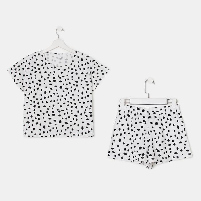 Пижама женская (футболка, шорты) KAFTAN Summer, размер 48-50