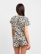 Пижама женская (футболка, шорты) KAFTAN Style, размер 48-50 - фото 23531139