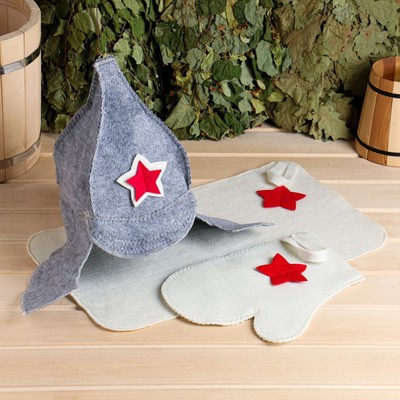 Набор для бани "Звезда" (3 предмета)