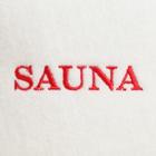 Шапка для бани "САУНА" - Фото 2