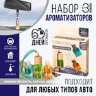 Набор ароматизаторов «Новых открытий», зимняя свежесть, корица, яблоко, 3 шт - Фото 1