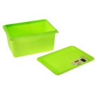 Контейнер для хранения 27х18,5х15 см, зеленый - Фото 2