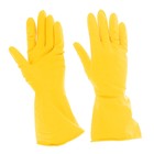 Перчатки хозяйственные резиновые Доляна, прочные, размер S, 40 гр, цвет МИКС - Фото 2
