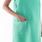 Полотенце банное Этель «Парео» с карманом 80×140 см цв.нежный лайм, 100% хл, вафля 240 г/м² - Фото 3