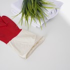 Перчатки хозяйственные резиновые Доляна, размер M, плотные, 50 гр, цвет красный - Фото 6