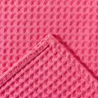 Полотенце вафельное «Этель», 70×140 см, хлопок 100%, розовое - Фото 7