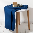 Полотенце вафельное «Этель», 70×140 см, хлопок 100%, синее - Фото 6