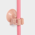 Держатель для уборочного инвентаря на вакуумной присоске, 5.5×5.5×7 см, МИКС - Фото 1