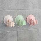 Держатель для уборочного инвентаря на вакуумной присоске, 5.5×5.5×7 см, МИКС - Фото 6