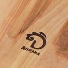 Менажница деревянная круглая Доляна, d=28 см, 5 секций, берёза - Фото 6