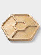 Менажница Доляна «Ромб», 27×27 см, 4 секции, дерево берёза - Фото 1