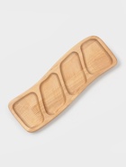 Менажница прямоугольная Доляна, 30×10×1.8 см, 4 секции, дерево берёза - Фото 2