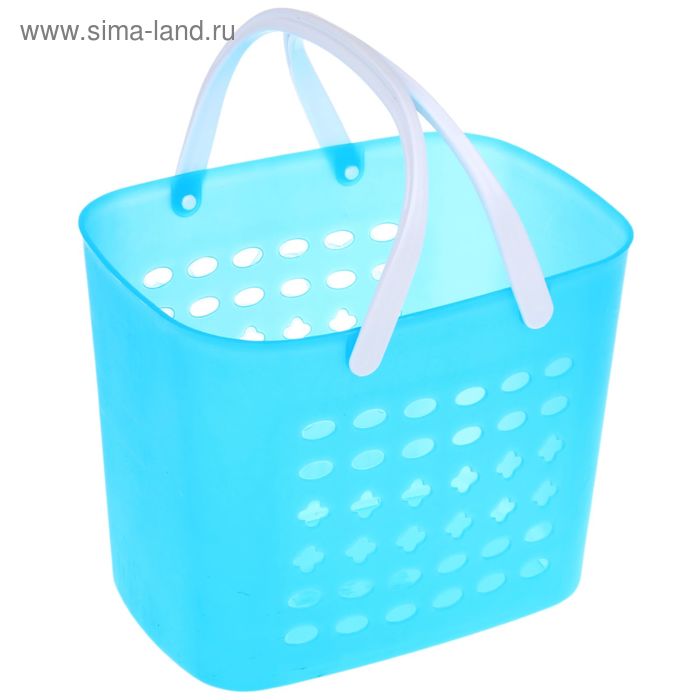 Корзинка пластиковая для хранения «Сумка», цвет МИКС - Фото 1