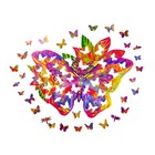 Деревянный пазл «Драгоценная бабочка», 36×28 см - Фото 8